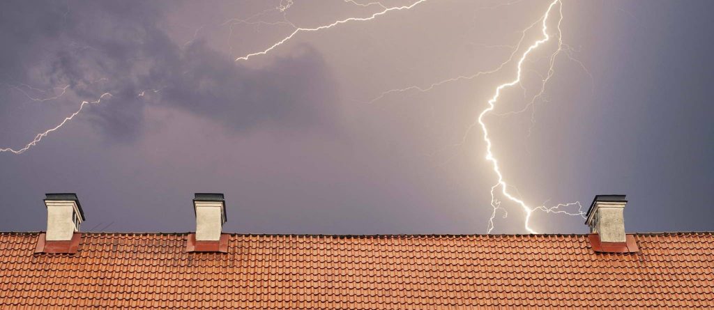 Blikseminslag en brandbeveiliging